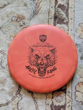 NEW Discmania Arctic Fang Swirly Orange 175 Grams Disc Golf Link Putter
